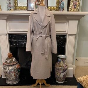 “Rebecca Minkoff” NWT Elegant Beige Belted Coat